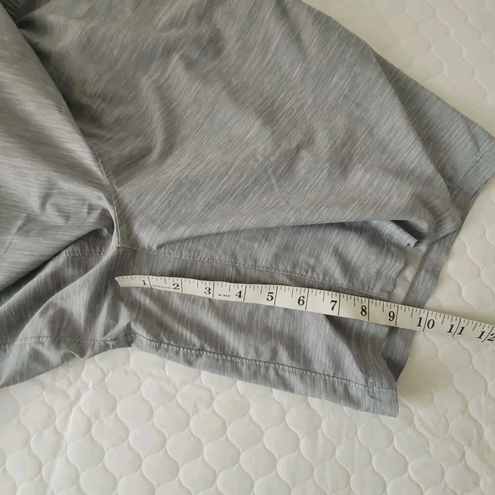 Lululemon Pace Breaker Shorts Mens Size M Gray Linerless Athleisure Gym Running